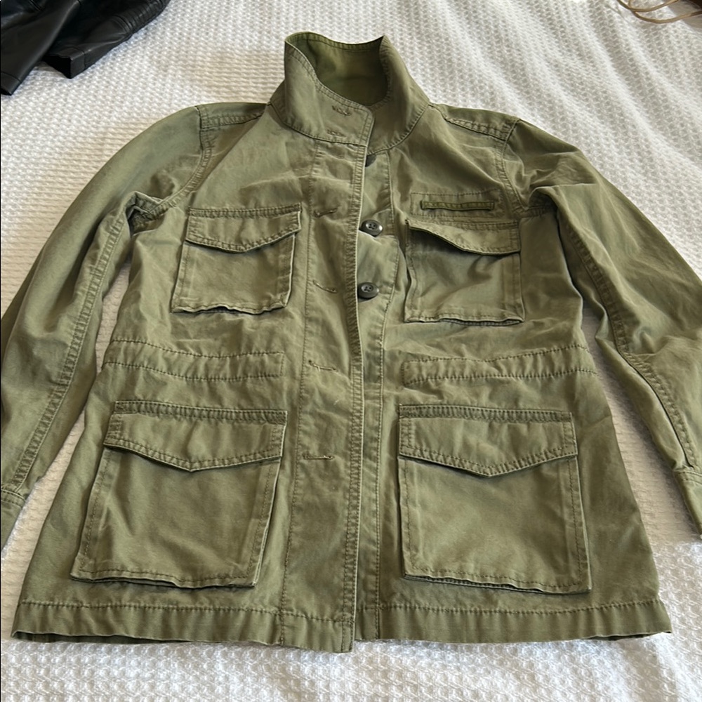 Madewell XS Olive Military Style Jacket